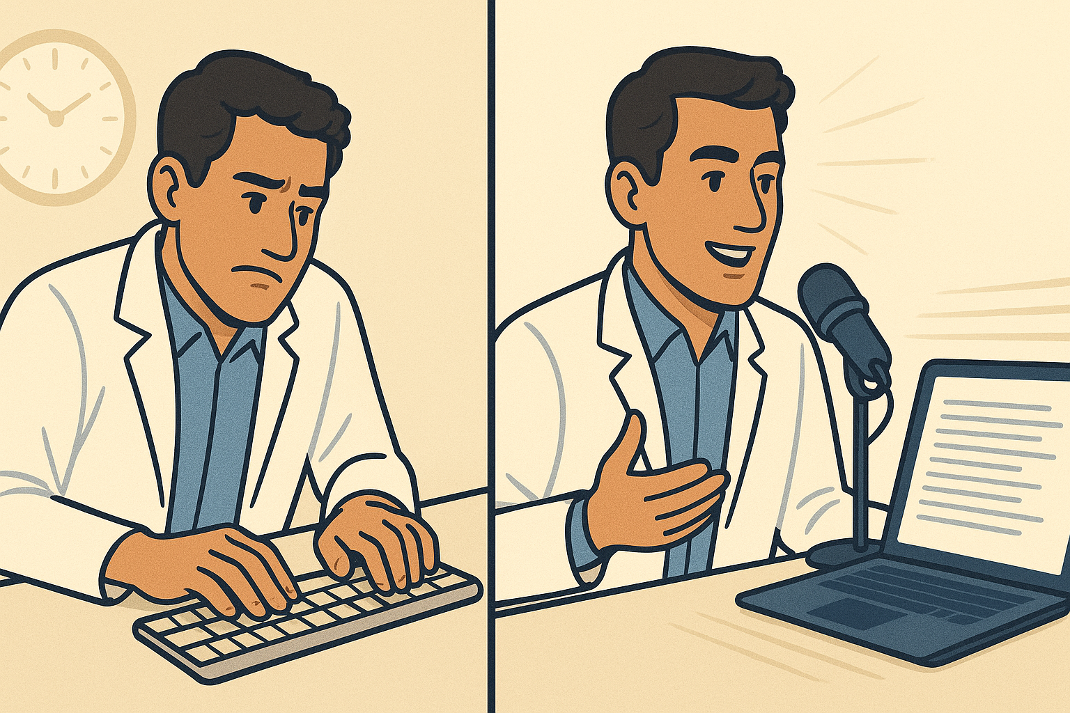 Close-up view of Dictately.ai transcription interface with text highlighting